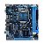 Placa-Mãe H61, Bluecase, Intel LGA1155, mATX, DDR3, M.2, NVMe, Gigalan, Preto, OEM - BMBH61-G2HG-M2 REV 2.0 - Imagem 1