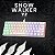 Teclado Mecânico Gamer 60%, Clanm WALKER V2 Snow, RGB, USB, Switch Hot Swap Red, Branco - Imagem 2