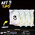 Ventoinha Cooler FAN (Kit Com 3 FAN + Controladora + Controle), Bluecase K06ARGB, 120mm, Led ARGB, 4 Pinos + 5v3, Branco - Imagem 2