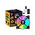 Ventoinha Cooler FAN (Kit Com 3 FAN + Controladora + Controle), Clanm Eurus, 120mm, Led ARGB, 4 Pinos + 5v3, Preto - Imagem 1
