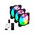 Ventoinha Cooler FAN (Kit Com 3 FAN + Controladora + Controle), Clanm Eurus, 120mm, Led ARGB, 4 Pinos + 5v3, Preto - Imagem 5