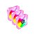 Ventoinha Cooler FAN (Kit Com 3 FAN), Clanm Candy, 120mm, Led RGB, 4 Pinos, Rosa - Imagem 3