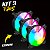 Ventoinha Cooler FAN (Kit Com 3 FAN), Clanm Eurus, 120mm, Led RGB, 4 Pinos, Preto - Imagem 2
