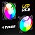 Ventoinha Cooler FAN (Kit Com 3 FAN), Clanm Eurus, 120mm, Led RGB, 4 Pinos, Preto - Imagem 3
