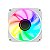 Ventoinha Cooler FAN (Kit Com 3 FAN), Clanm Snow, 120mm, Led RGB, 4 Pinos, Branco - Imagem 4