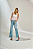 Calça Jeans Wide Leg com Lenço Estilo - Imagem 2
