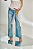 Calça Jeans Wide Leg com Lenço Estilo - Imagem 1