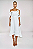 Vestido Rebeca Off White Elegante - Imagem 1