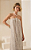 Vestido Feminino Longo Cavado Prata - Imagem 2