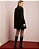 Vestido Gola Alta Veludo - Imagem 2