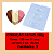 Forma Silicone BWB 3 Partes Coração Lapidado Fatias 200gr - Imagem 5