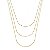 Choker Trio de Corrente CH216-O - Imagem 1