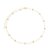 Choker Delicada de Bolas no Ouro CH285-O - Imagem 1