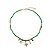 AMEI DE PAIXÃO - Colar Choker Pedra Natural Estrela Verde - Imagem 1