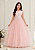 Vestido Daminha Longo Rosa 4 ao 16 - Imagem 1