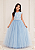 Vestido Daminha Longo Azul 4 ao 16 - Imagem 1