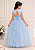 Vestido Daminha Longo Azul 4 ao 16 - Imagem 2