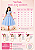 Vestido Azul Princesa 4 ao 16 - Imagem 5