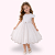Vestido Infantil Luxo Branco 1 ao 4 - Imagem 3