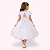 Vestido Infantil Luxo Branco 1 ao 4 - Imagem 4