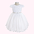 Vestido Infantil Luxo Branco 1 ao 4 - Imagem 5