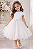 Vestido Infantil Luxo Branco 1 ao 4 - Imagem 2