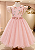Vestido Festa Rosa Renda Color 4 ao 16 - Imagem 2