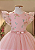 Vestido Festa Rosa Renda Color 4 ao 16 - Imagem 3