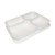 Bandeja Isopor C/Tampa MO100-4 Meiwa Para Alimentos - Imagem 1