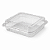 Embalagem Plástica NP-14 Quadrada Baixa Transparente Para Doces E Sobremesas - Imagem 1