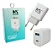 Carregador Turbo Maxmídia - 2 Entradas (USB + Tipo C) Branco - Imagem 1