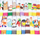 Kit 5 peças - Pano de prato - Aplicação em patchwork e barra estampada - Imagem 2