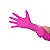 LUVA DE PROCEDIMENTO NITRILICA SEM PÓ ROSA - CAIXA COM 100 UNIDADES - SAFEMAX - Imagem 2