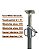 Conjunto 10 un. de Escoras Metálicas Galvanizadas – 1,7 a 3,0 m Ø48/40 mm (1,8 mm) - Imagem 2