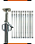 Conjunto 10 un. de Escoras Metálicas Galvanizadas – 1,7 a 3,0 m Ø48/40 mm (1,8 mm) - Imagem 1