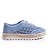 Tênis Feminino Casual Azul Claro - Imagem 4