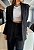 Conjunto de Alfaiataria Feminino Blazer Estruturado Calça Wide Leg - Imagem 2