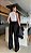 Conjunto de Alfaiataria Feminino Blazer Estruturado Calça Wide Leg - Imagem 3