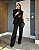 Conjunto de Alfaiataria Feminino Blazer Estruturado Calça Wide Leg - Imagem 4