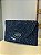 Bolsa Festa Carteira De Mão Clutch Palha Moda Praia Azul - Imagem 1