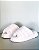 Chinelo Pantufa Feminino Peluciado Off White - Imagem 1