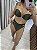 Top 244 TQC com acessório V + calcinha hot pants Glow militar - Imagem 2