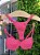 Top aro meia taça 093 + calcinha frufru Matrix Rosa - Imagem 1