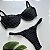 Top 093 aro risca giz preto + calcinha frufru - Imagem 1