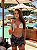 Top cortininha com bojo removivel com detalhes alca e micangas + calcinha frufru lumiere off white - Imagem 6