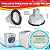 Kit 4 Pés Niveladores Pequenos (Rosca Fina) para Lavadora - Brastemp, Consul, Electrolux e Universal - Imagem 1