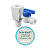 Válvula de Conexão registro  Original Whirlpool W10727681 - 1/2" x 1/2" x 1/4" Engate Rápido - Para Geladeira e Purificador - Imagem 1