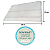 Prateleira do Freezer Plástica Original Consul W10246170 - Para Geladeiras CRM33, CRM34, CRM35 - Imagem 1