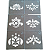 Kit Arabesco 6 designs - Régua gabarito - Imagem 1