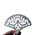 Jogo de 10 stencil formato Leque - Imagem 10